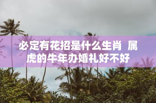必定有花招是什么生肖 属虎的牛年办婚礼好不好