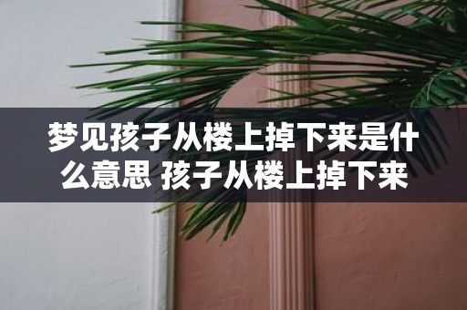 梦见孩子从楼上掉下来是什么意思 孩子从楼上掉下来的梦意