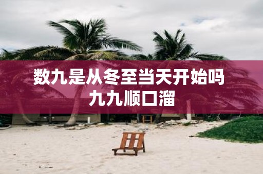 数九是从冬至当天开始吗 九九顺口溜
