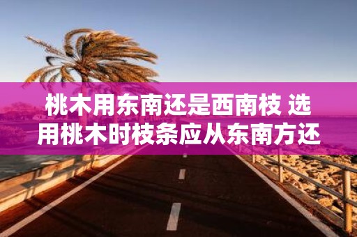 桃木用东南还是西南枝 选用桃木时枝条应从东南方还是西南方