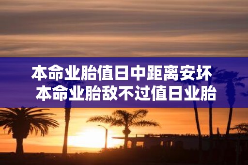 本命业胎值日中距离安坏 本命业胎敌不过值日业胎