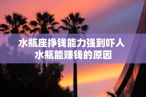 水瓶座挣钱能力强到吓人 水瓶能赚钱的原因