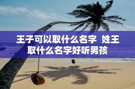 王子可以取什么名字 姓王取什么名字好听男孩