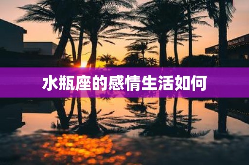 水瓶座的感情生活如何