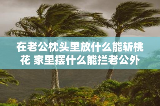 在老公枕头里放什么能斩桃花 家里摆什么能拦老公外遇