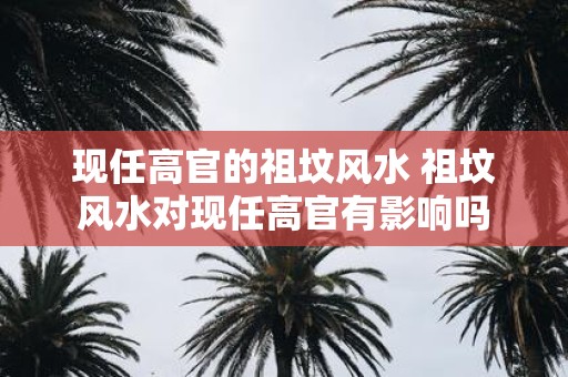 现任高官的祖坟风水 祖坟风水对现任高官有影响吗