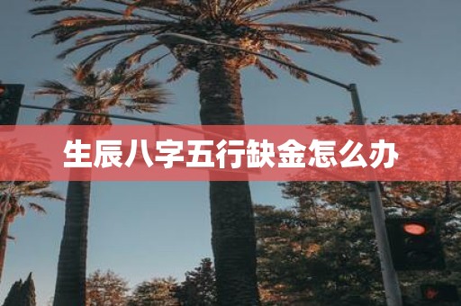 生辰八字五行缺金怎么办