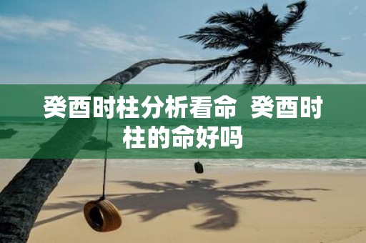 癸酉时柱分析看命 癸酉时柱的命好吗