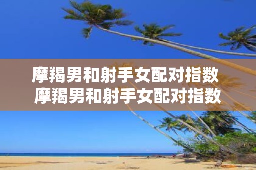 摩羯男和射手女配对指数 摩羯男和射手女配对指数