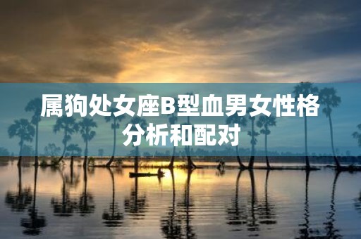 属狗处女座B型血男女性格分析和配对