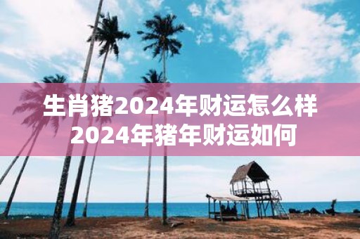 生肖猪2025年财运怎么样 2025年猪年财运如何