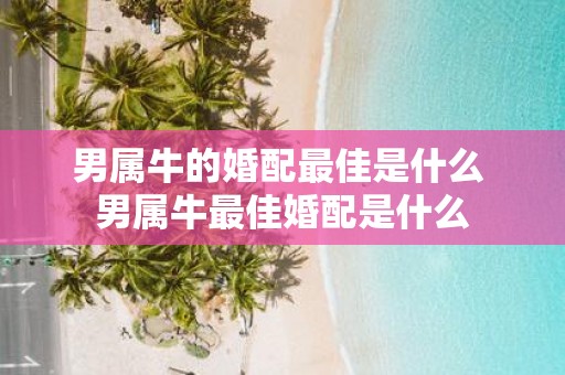 男属牛的婚配最佳是什么 男属牛最佳婚配是什么