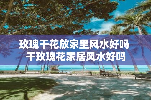 玫瑰干花放家里风水好吗 干玫瑰花家居风水好吗