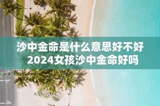 沙中金命是什么意思好不好 2025女孩沙中金命好吗