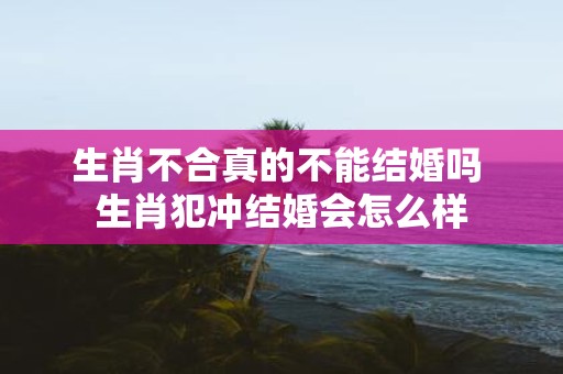 生肖不合真的不能结婚吗 生肖犯冲结婚会怎么样