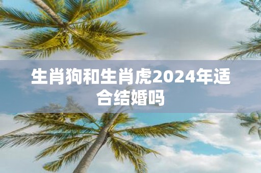 生肖狗和生肖虎2025年适合结婚吗