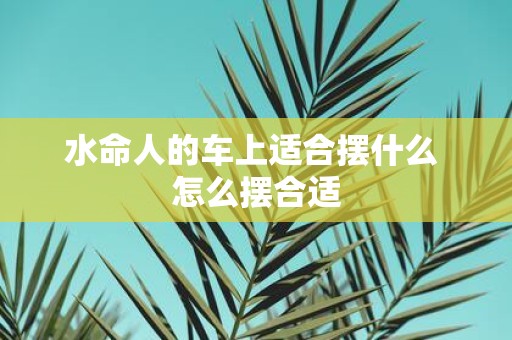 水命人的车上适合摆什么 怎么摆合适
