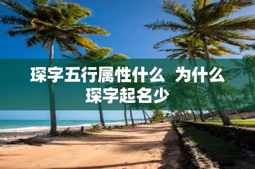琛字五行属性什么 为什么琛字起名少