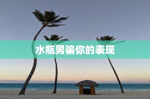 水瓶男骗你的表现