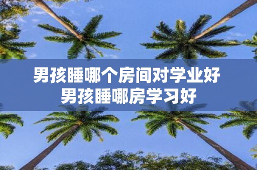 男孩睡哪个房间对学业好 男孩睡哪房学习好