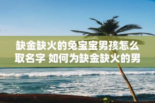 缺金缺火的兔宝宝男孩怎么取名字 如何为缺金缺火的男孩兔宝宝取名