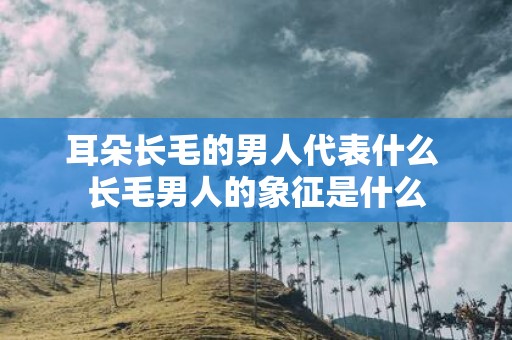 耳朵长毛的男人代表什么 长毛男人的象征是什么