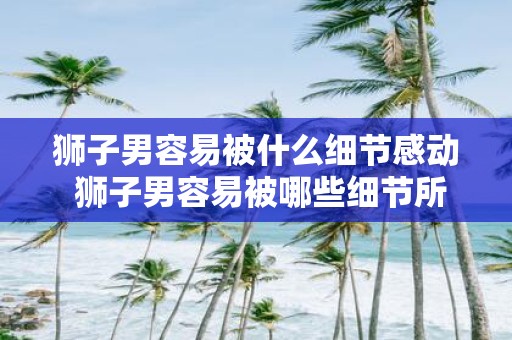 狮子男容易被什么细节感动 狮子男容易被哪些细节所感动