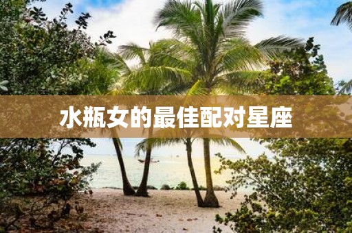 水瓶女的最佳配对星座