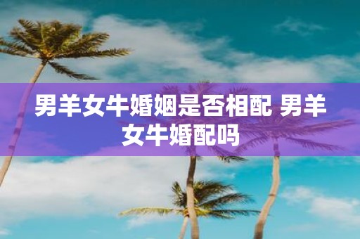 男羊女牛婚姻是否相配 男羊女牛婚配吗 男羊女牛婚姻是否相配 男羊女牛婚配吗