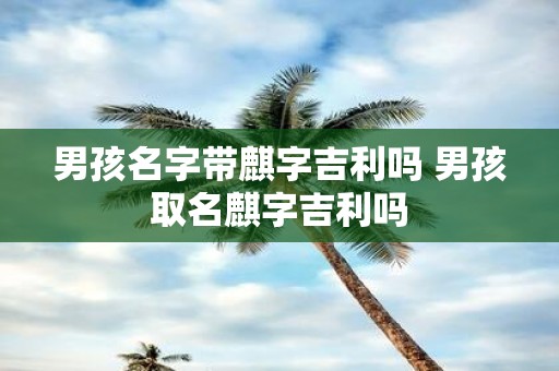 男孩名字带麒字吉利吗 男孩取名麒字吉利吗