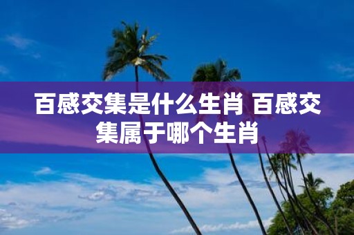 百感交集是什么生肖 百感交集属于哪个生肖