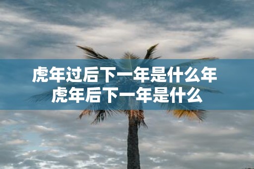 虎年过后下一年是什么年 虎年后下一年是什么