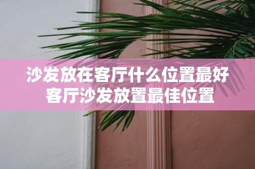 沙发放在客厅什么位置最好 客厅沙发放置最佳位置