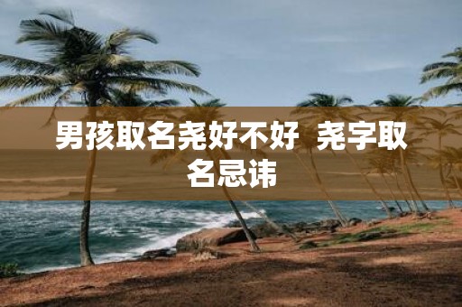 男孩取名尧好不好 尧字取名忌讳