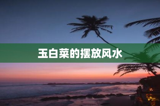玉白菜的摆放风水