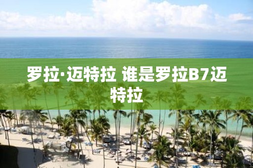 罗拉·迈特拉 谁是罗拉B7迈特拉