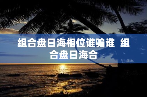 组合盘日海相位谁骗谁 组合盘日海合