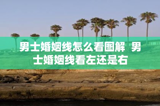 男士婚姻线怎么看图解 男士婚姻线看左还是右