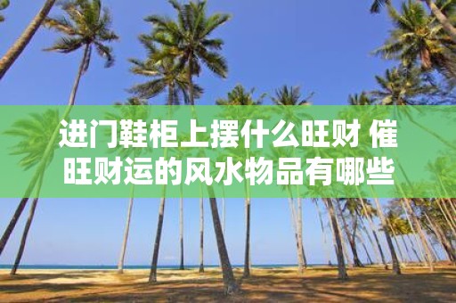 进门鞋柜上摆什么旺财 催旺财运的风水物品有哪些