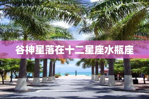 谷神星落在十二星座水瓶座