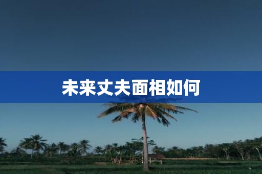 未来丈夫面相如何