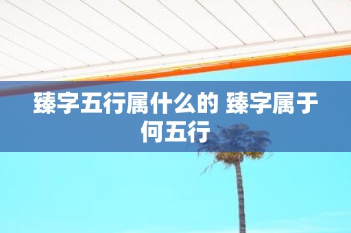 臻字五行属什么的 臻字属于何五行