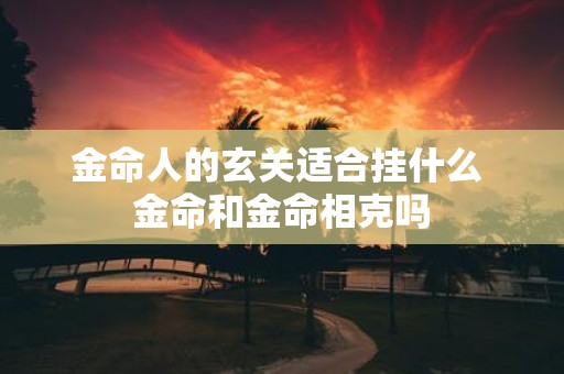 金命人的玄关适合挂什么 金命和金命相克吗