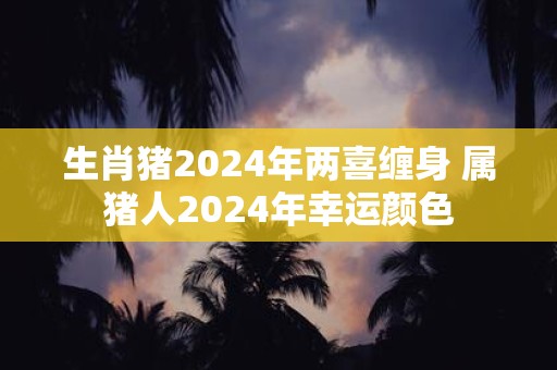 生肖猪2025年两喜缠身 属猪人2025年幸运颜色