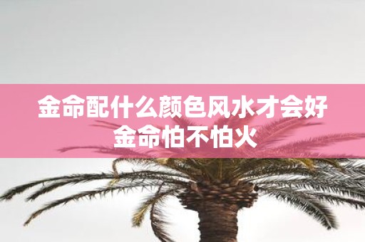 金命配什么颜色风水才会好 金命怕不怕火