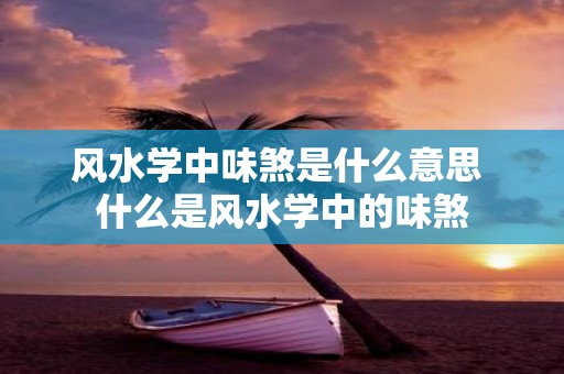 风水学中味煞是什么意思 什么是风水学中的味煞