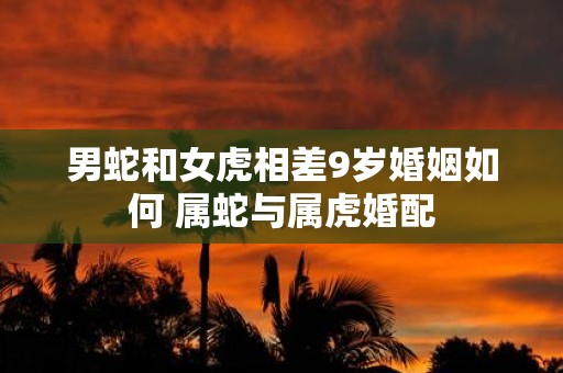 男蛇和女虎相差9岁婚姻如何 属蛇与属虎婚配