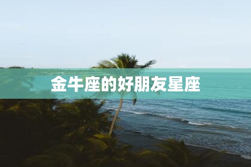 金牛座的好朋友星座