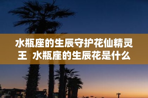 水瓶座的生辰守护花仙精灵王 水瓶座的生辰花是什么花