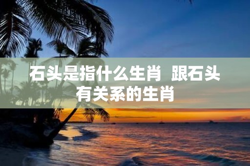 石头是指什么生肖 跟石头有关系的生肖